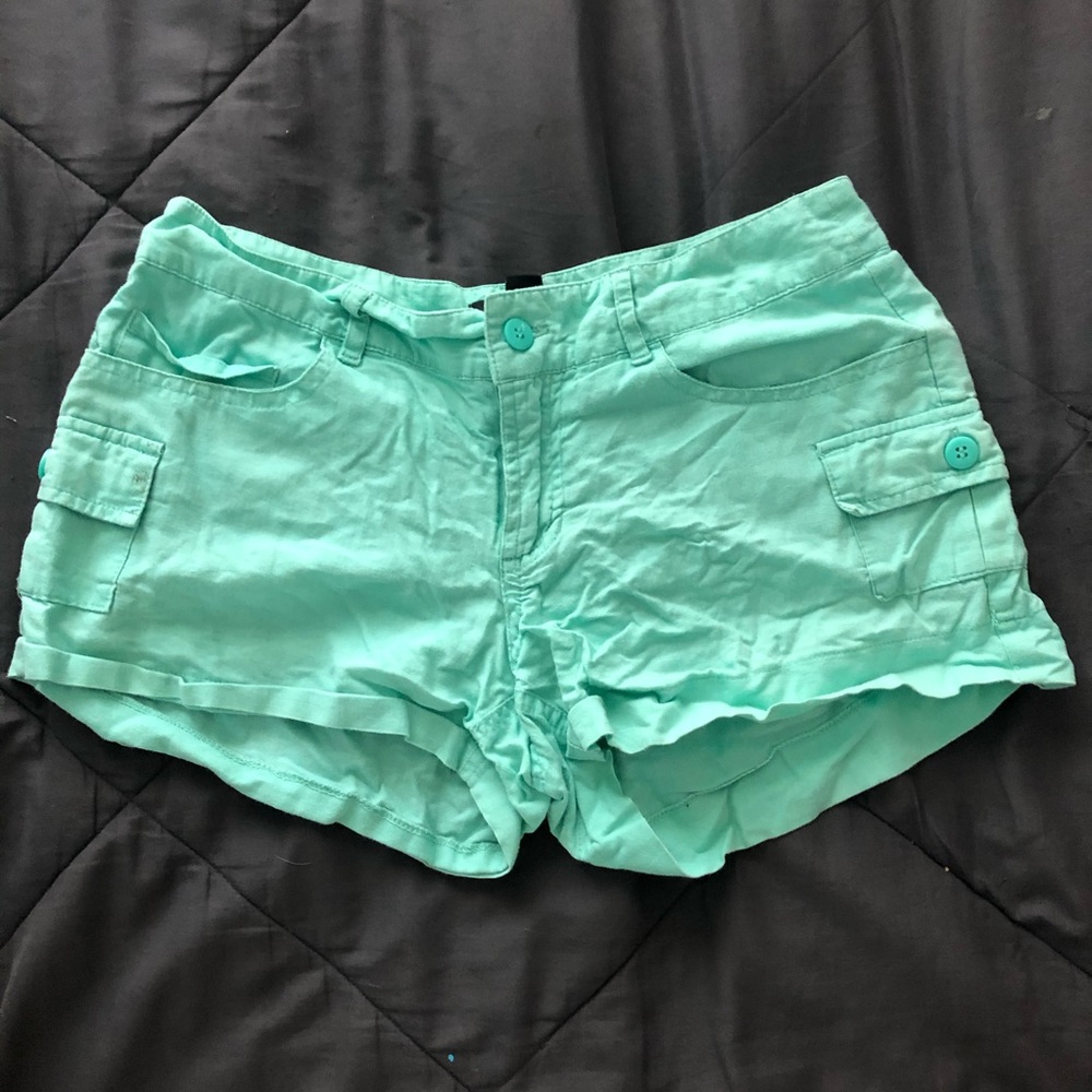 Forever 21 teal shorts
